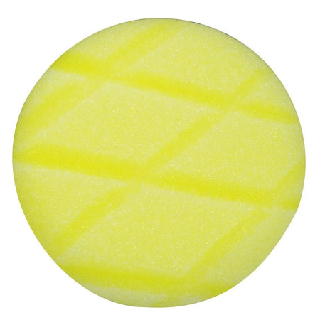 Astro Pneumatic 4635 3" Yellow Diamond Cut Foam Pad - Hook & Loop