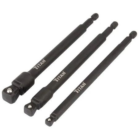 Titan 49006 3-Piece 6 in. Impact Wobble Socket Adapter (Stan)