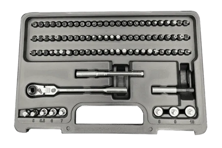 VIM Tools FRBS89 89-Piece master bit set with 1/4" flex ratchet (includes RFB400K)