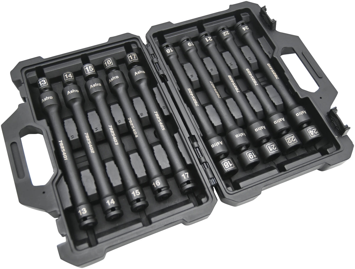 Astro Pneumatic 78254 10-Piece 1/2" Drive 6-Point Pinless Universal Torque-Saver Torque Limiting Extension