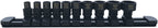 Astro Pneumatic 78110 10-Piece 1/4" Drive Low Profile Nano Impact Sockets - Tool Leaks