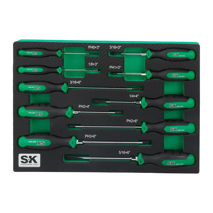 SK Tools SK01460 11-Piece Screwdriver Set