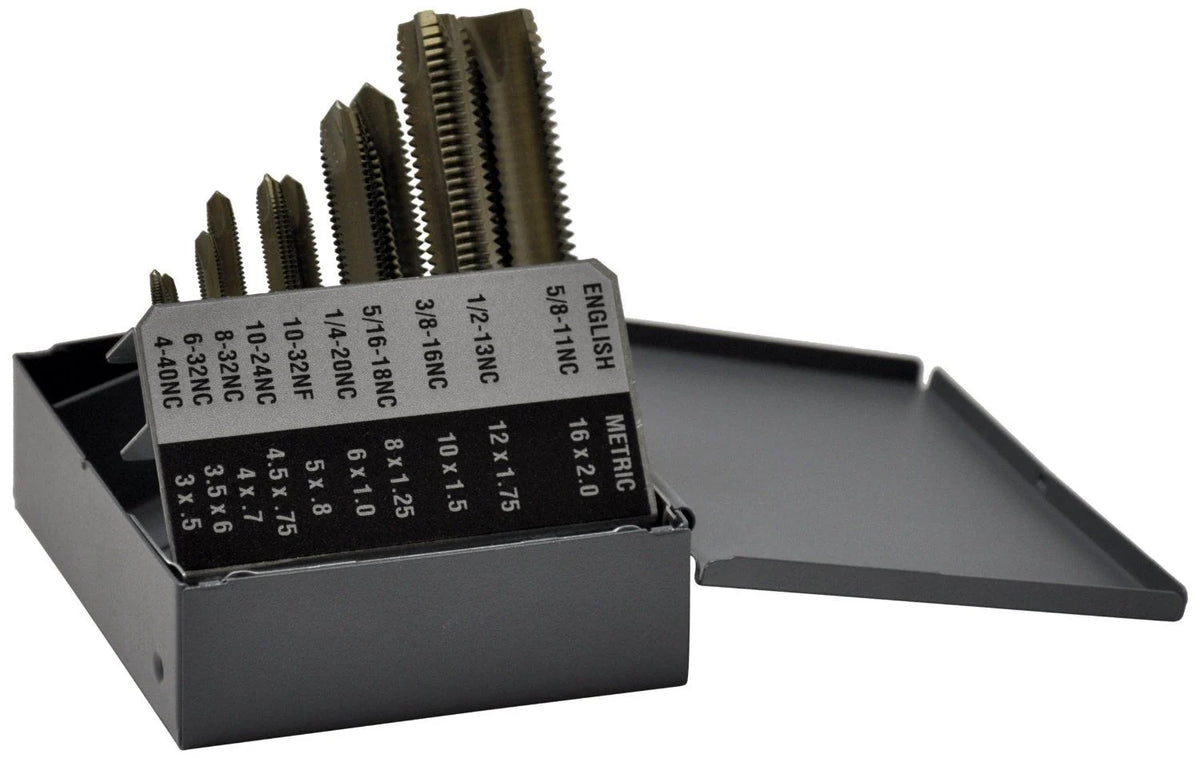 KnKut 10KK22NC 10-Piece Spiral Point Tap Set National Course
