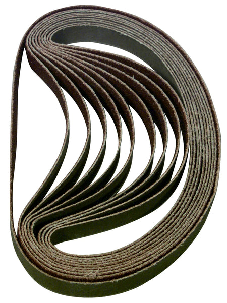 Astro Pneumatic BSP80 10-Piece Sanding Belt 80 Grit - 3/8" x 13"