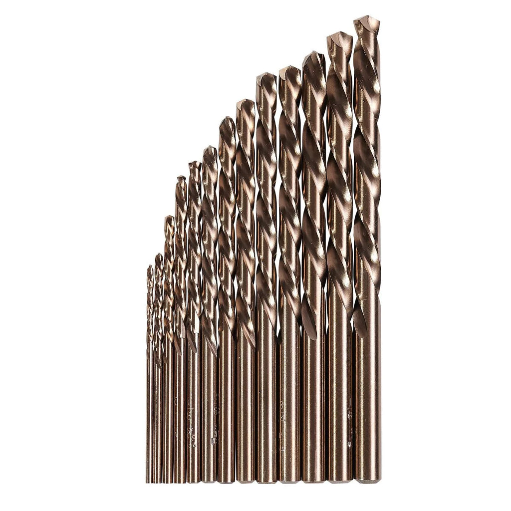 KnKut 13KK6 13-Piece Left Hand Jobber Length Drill Bit Set 1/16"-1/4" by 64ths - Tool Leaks
