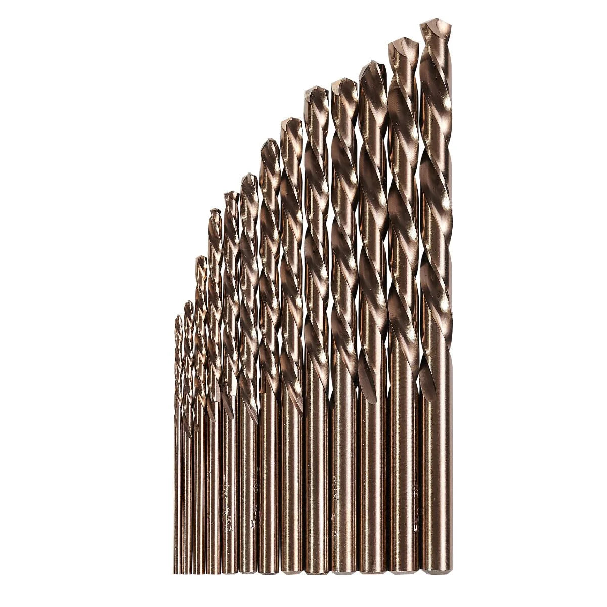 KnKut 13KK6 13-Piece Left Hand Jobber Length Drill Bit Set 1/16"-1/4" by 64ths
