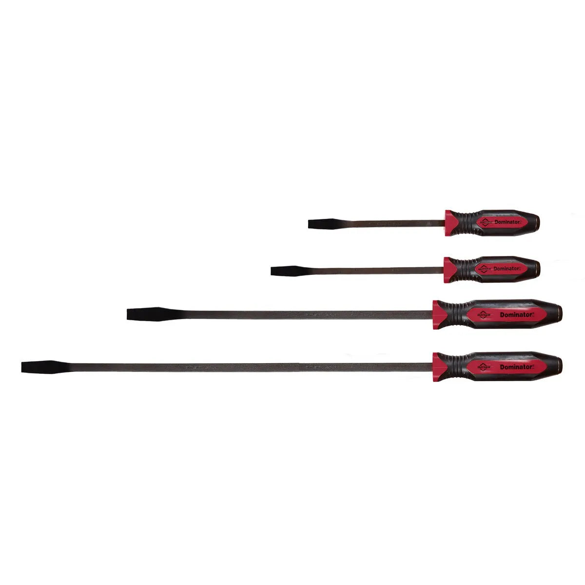 Mayhew 14064 4-Piece Dominator Pro Straight Pry Bar Set