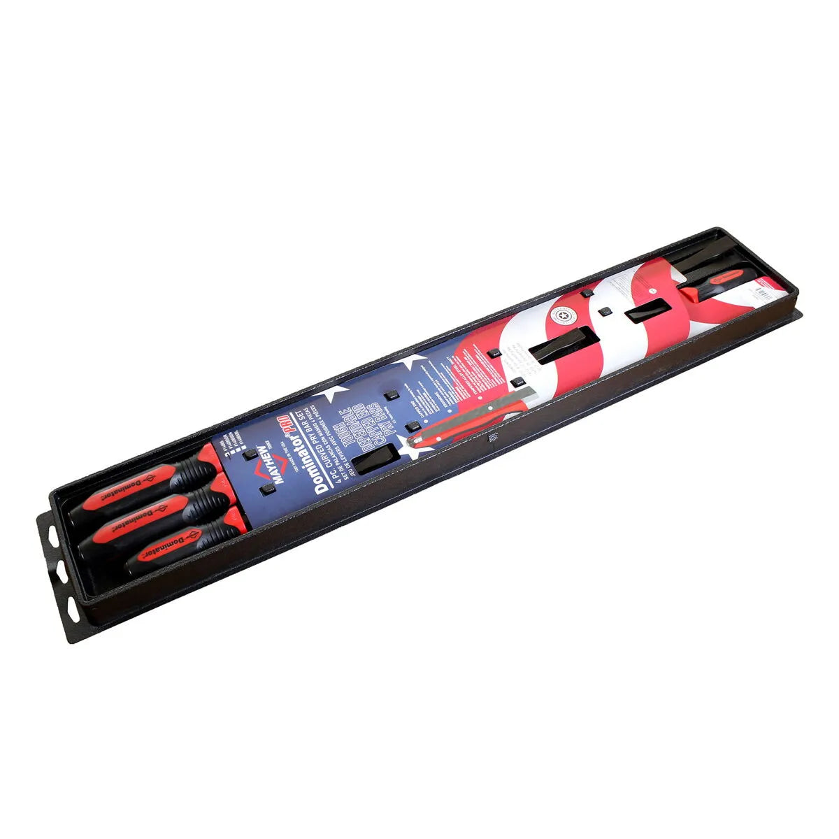 Mayhew 14065 4-Piece Dominator Pro Curved Pry Bar Set