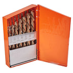 KnKut 15KK6 15-Piece Left Hand Jobber Length Drill Bit Set 1/16"-1/2" by 32nds - Tool Leaks