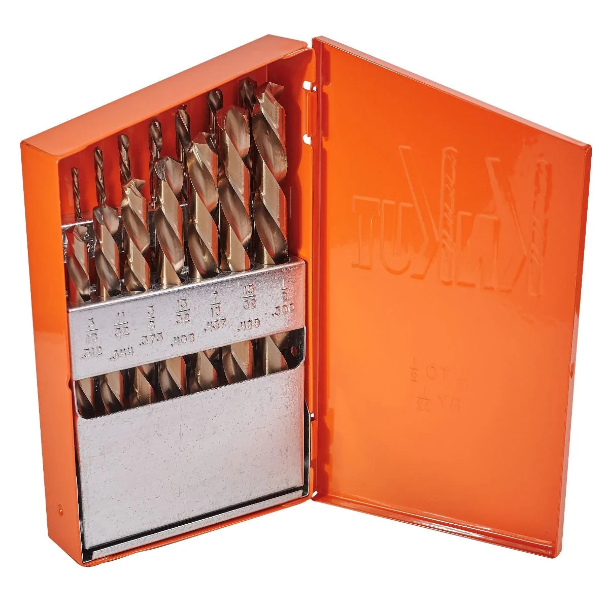 KnKut 15KK6 15-Piece Left Hand Jobber Length Drill Bit Set 1/16"-1/2" by 32nds