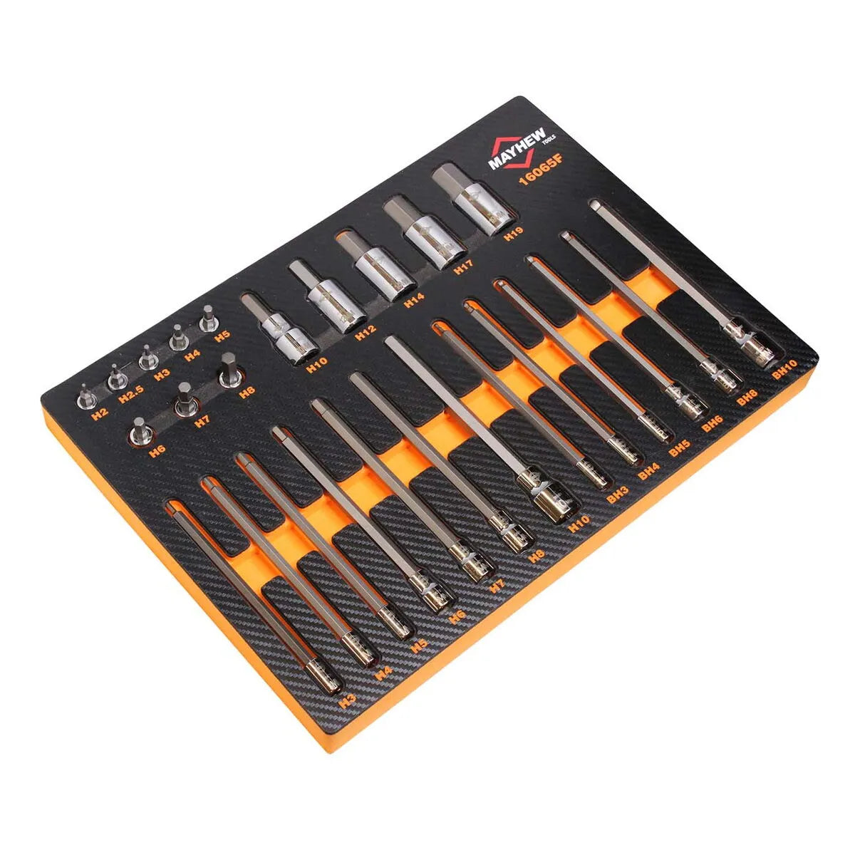 Mayhew 16065F 26-Piece Metric Hex Master Socket Bit Set