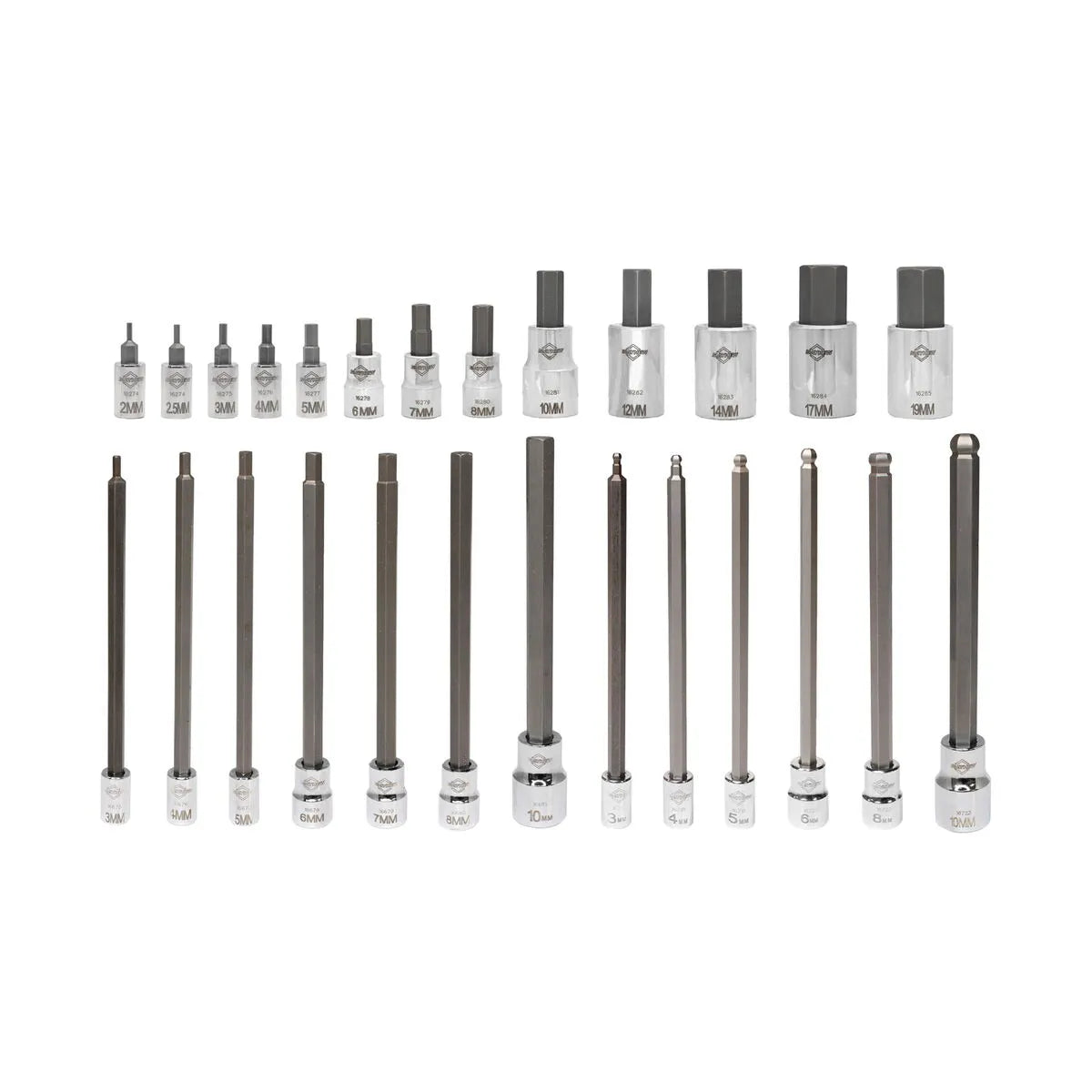 Mayhew 16065F 26-Piece Metric Hex Master Socket Bit Set