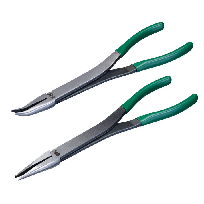 SK Tools 17832 2-Piece Extra Long Needle Nose Pliers Set