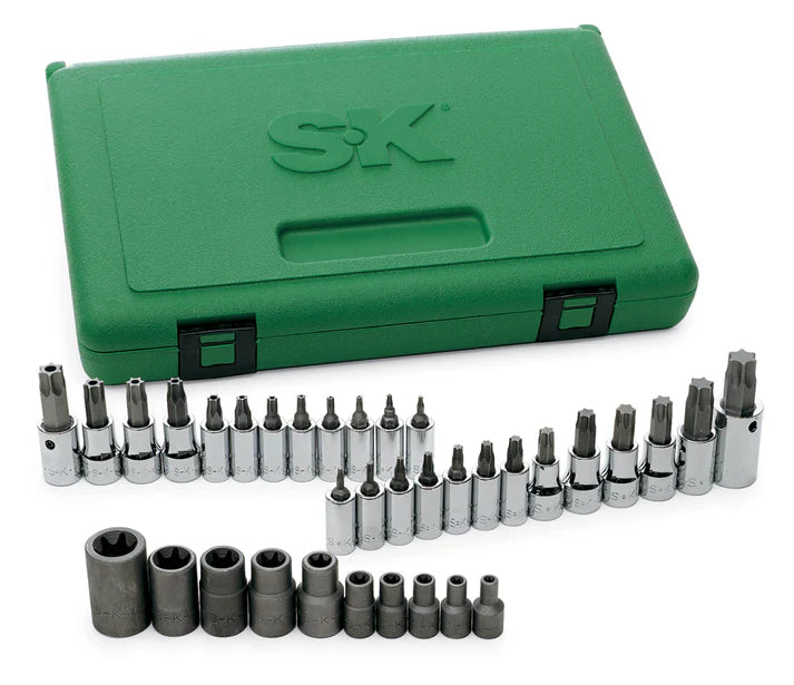 SK Tools 19763 35-Piece Torx Bit Socket Set