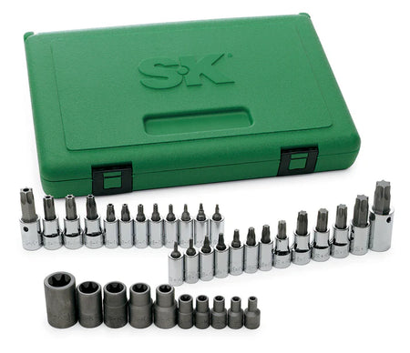 SK Tools 19763 35-Piece Torx Bit Socket Set