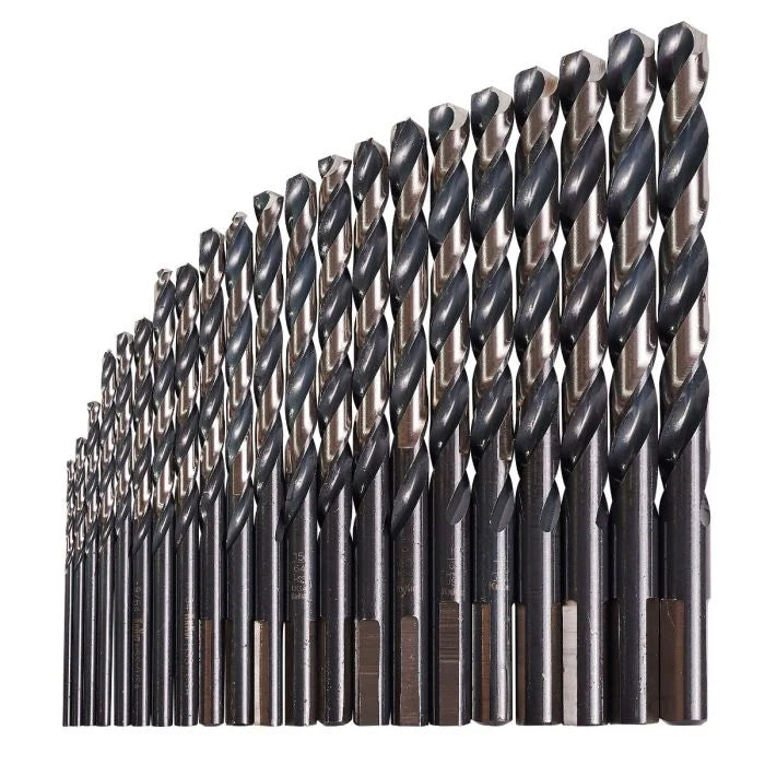 KnKut 21KK5 21-Piece Jobber Length Drill Bit Set 1/16"-3/8" by 64ths - Tool Leaks