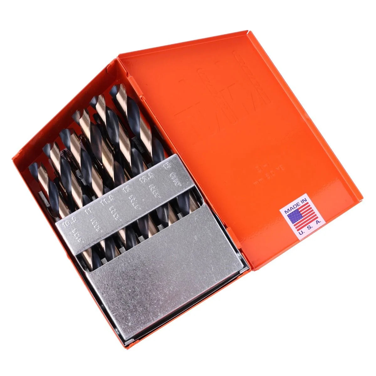 KnKut 25KK5M 25-Piece Metric Jobber Length Drill Bit Set M1 - M13 x 0.5mm
