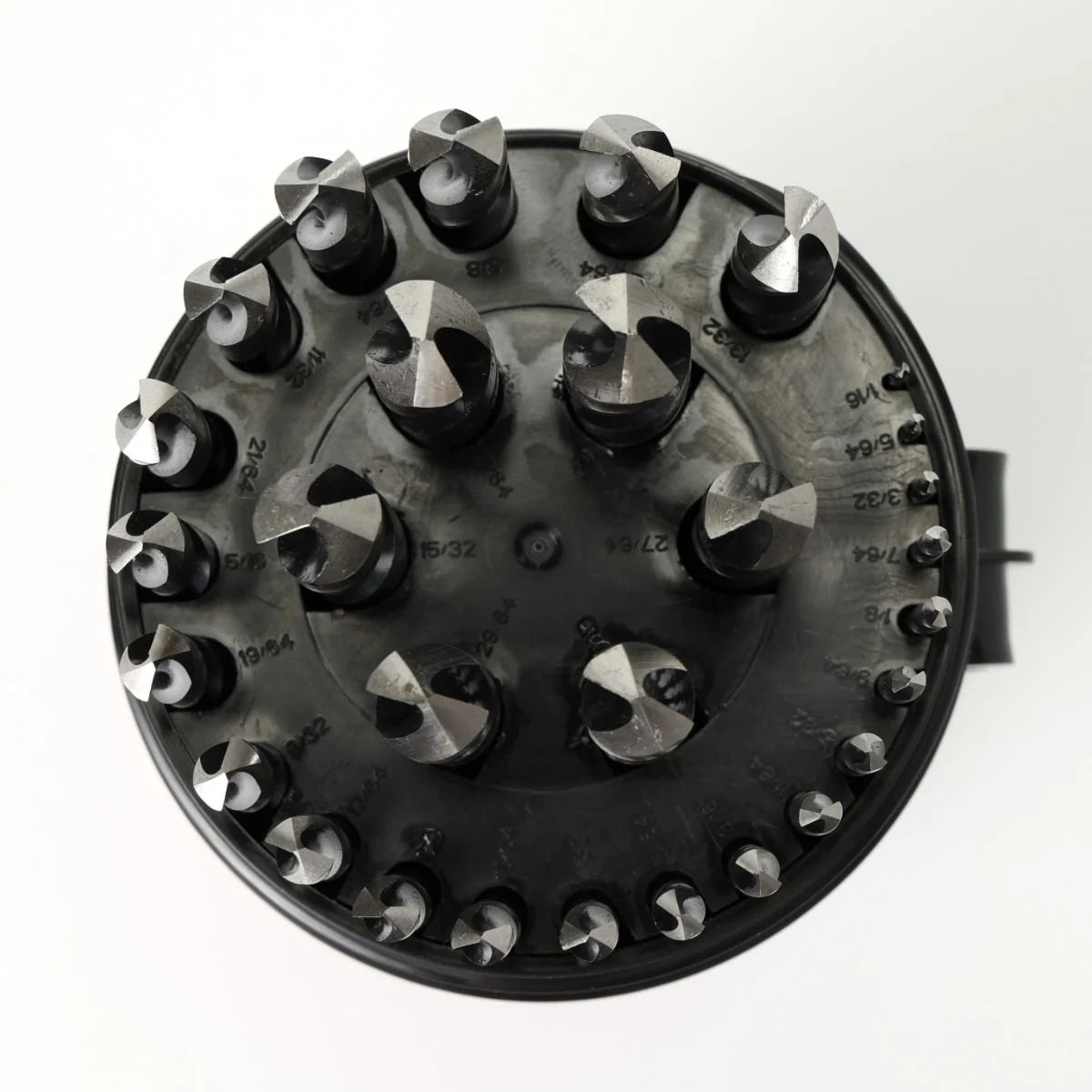 KnKut 29KK38DB 29-Piece Drill Buddy Jobber Length Drill Bit Set with 3/8" Reduced Shank