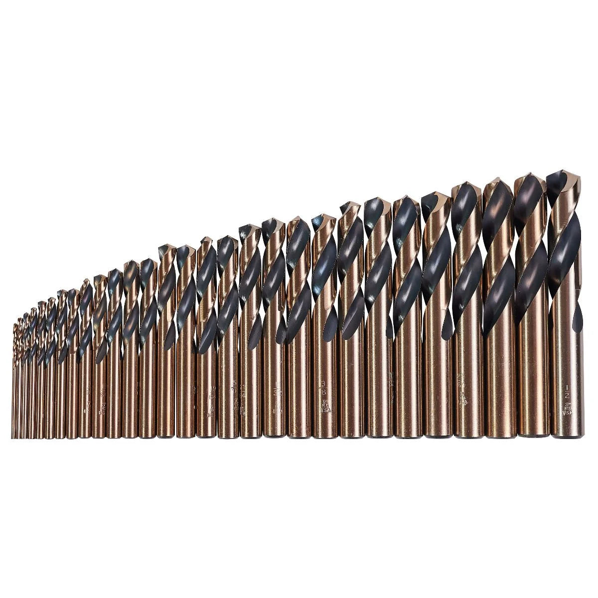KnKut 29KK7 29-Piece Stubby Length Drill Bit Set 1/16"-1/2" by 64ths