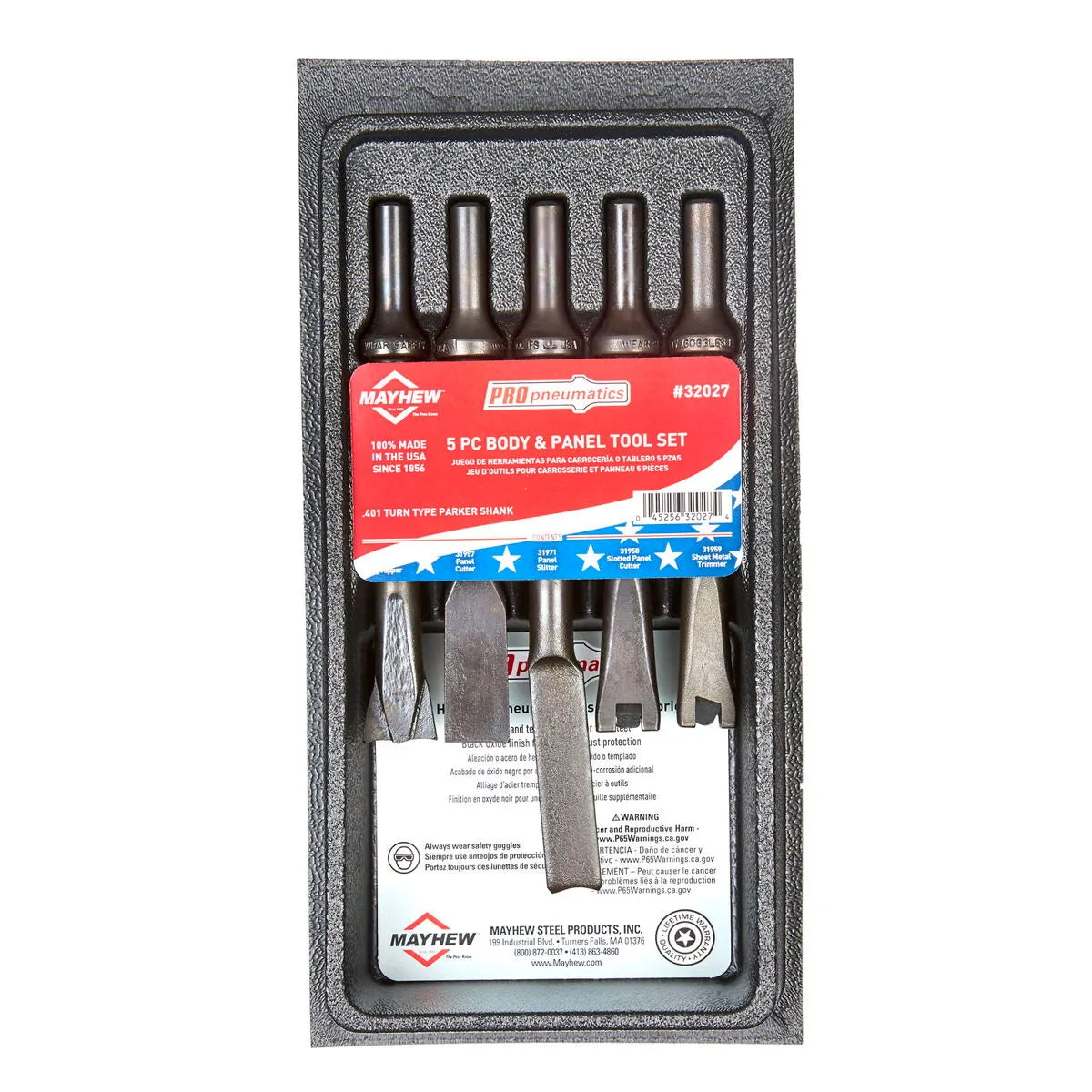 Mayhew 32027 5-Piece Body & Panel Tool Set