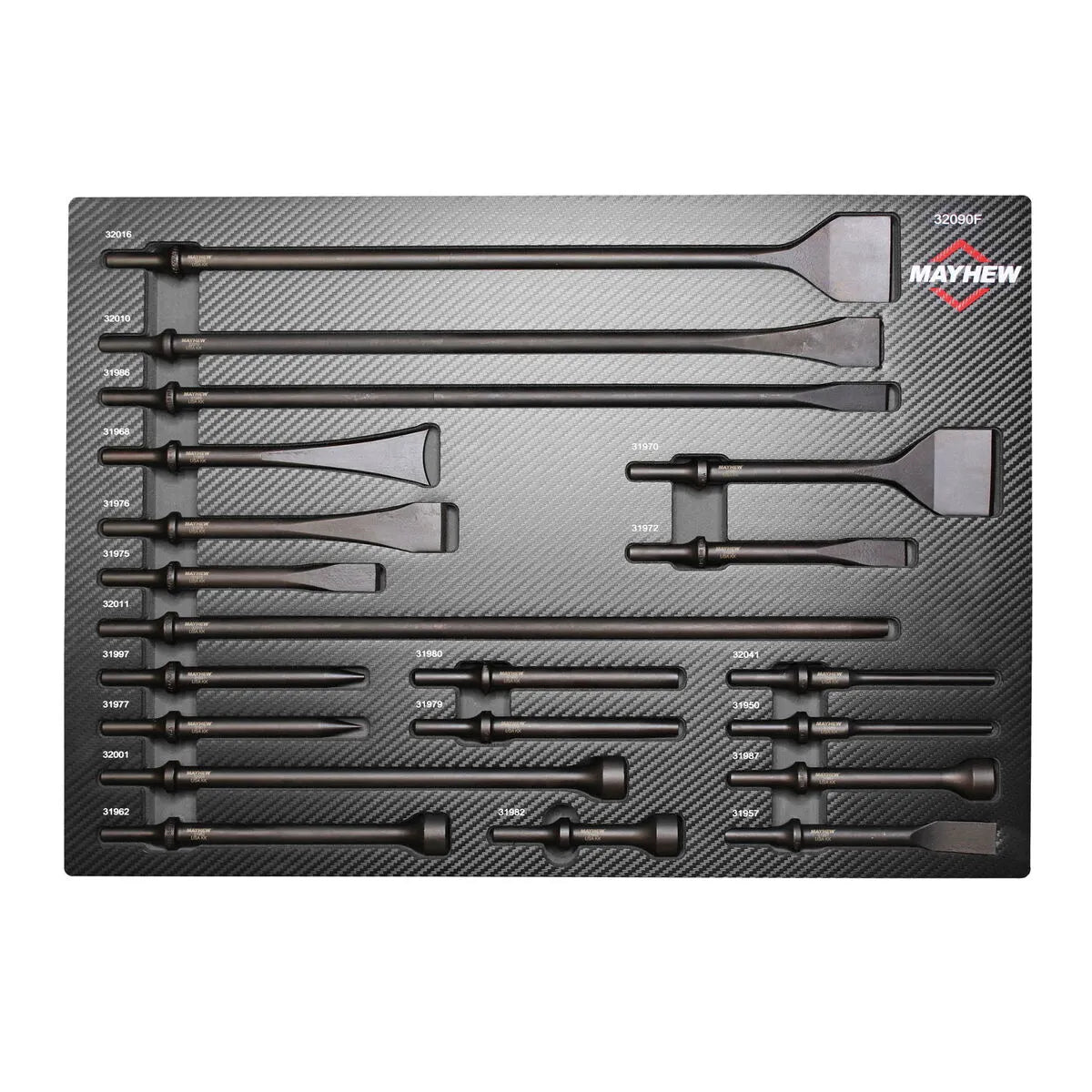 Mayhew 32090F 20-Piece Pneumatic Set