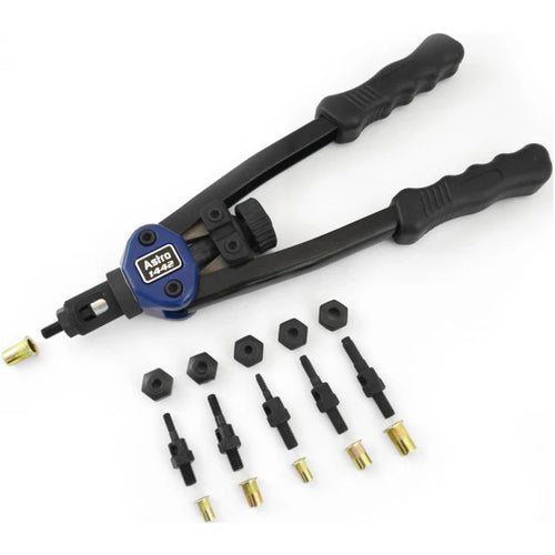 Astro Pneumatic 1442 13" Nut/Thread Setting Hand Riveter Kit - Tool Leaks