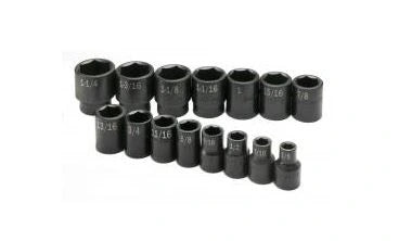 SK Tools 4035 15-Piece 1/2" Drive Standard SAE Impact Socket Set - Tool Leaks