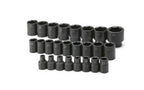SK Tools 4037 25-Piece 1/2" Drive Standard Metric Impact Socket Set - Tool Leaks