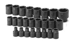 SK Tools 4037 25-Piece 1/2" Drive Standard Metric Impact Socket Set - Tool Leaks