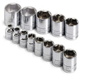 SK Tools 4613 13-Piece 3/8" Drive Standard 6 Point SAE Socket Set - Tool Leaks