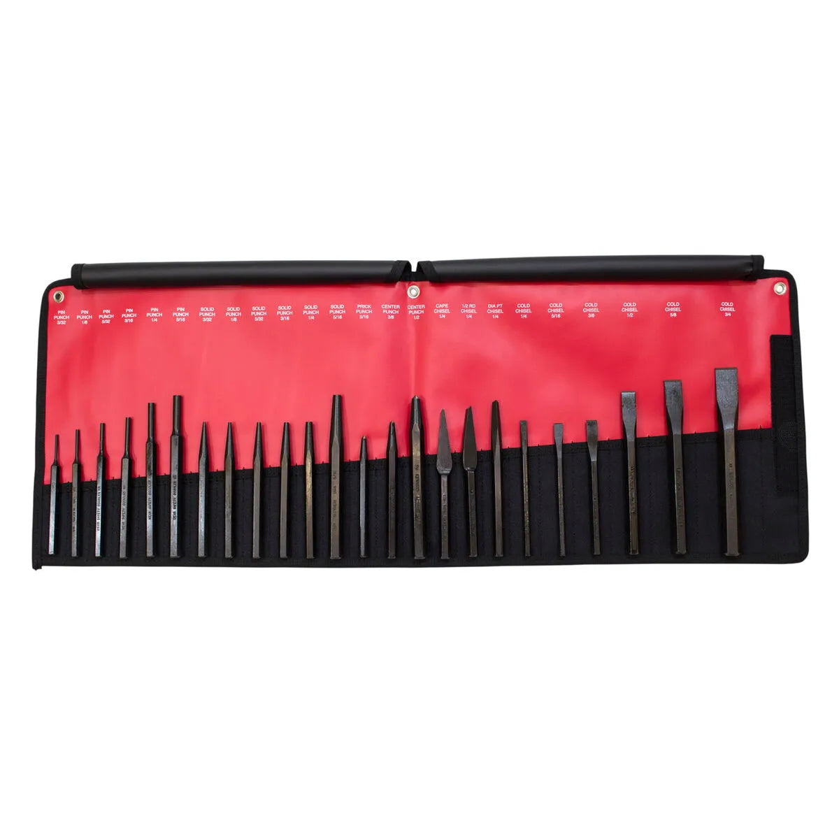 Mayhew 61050 24-Piece Punch and Chisel Set