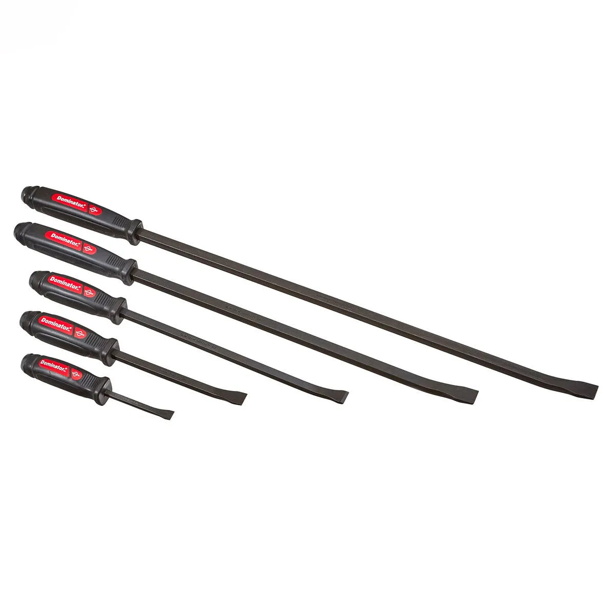 Mayhew 61366 5-Piece Dominator Curved Screwdriver-Handle Pry Bar Set