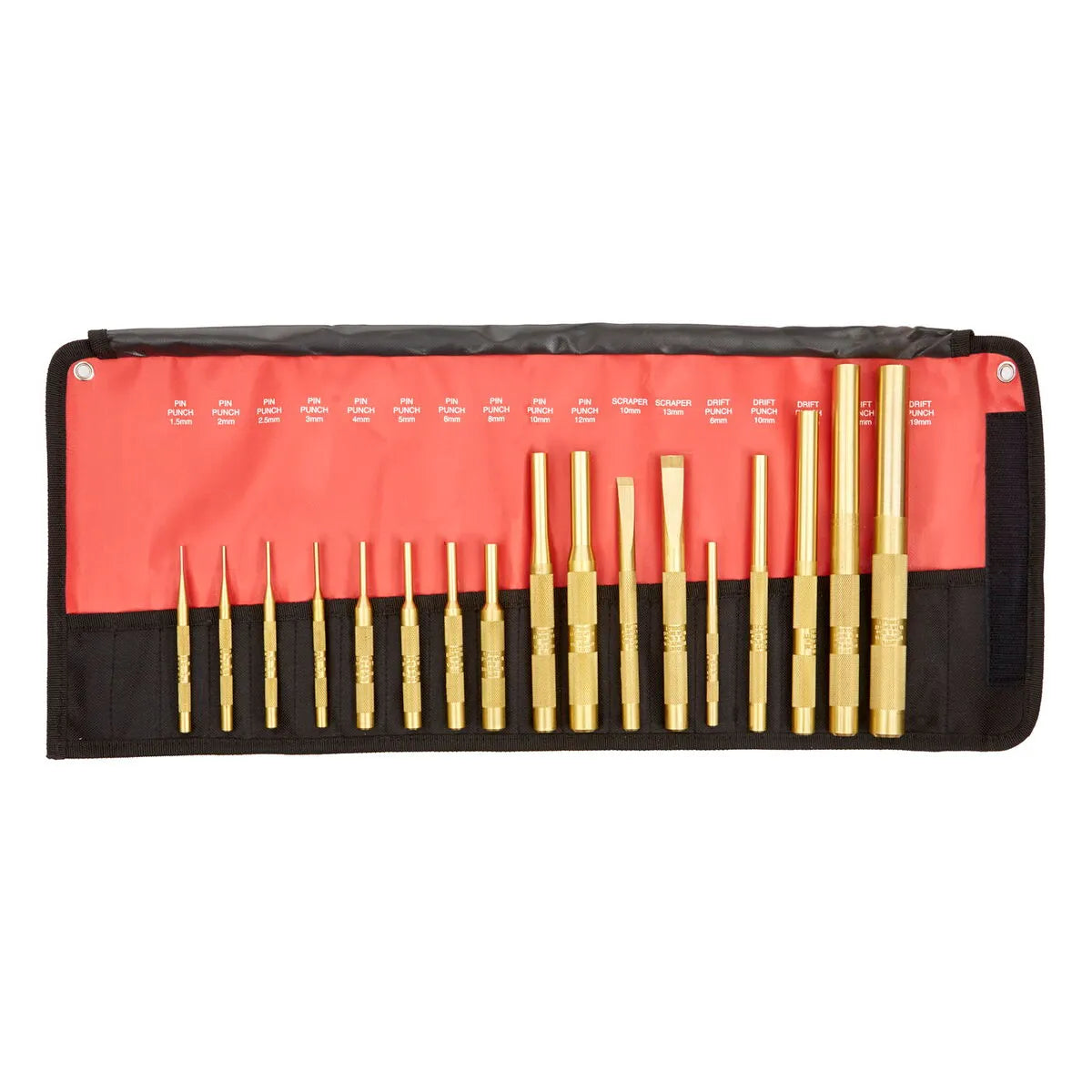 Mayhew 61389 17-Piece Punch & Scraper Set (Metric)