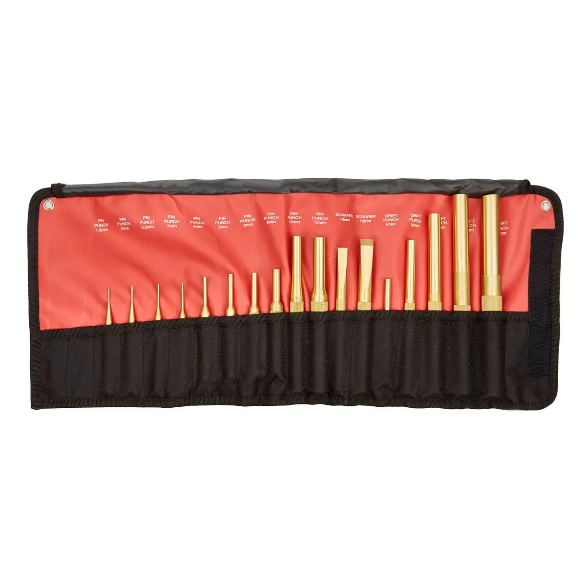 Mayhew 61389 17-Piece Punch & Scraper Set (Metric)