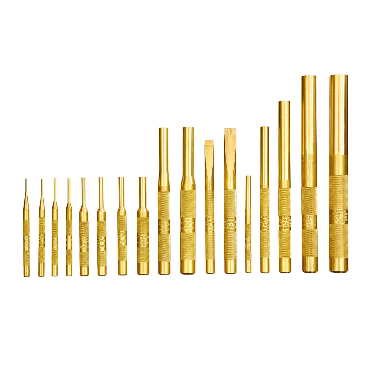 Mayhew 61389 17-Piece Punch & Scraper Set (Metric)