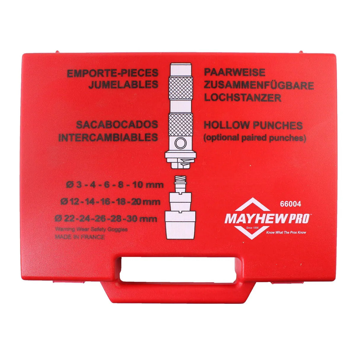 Mayhew 66004 16-Piece Hollow Punch Set (Metric)