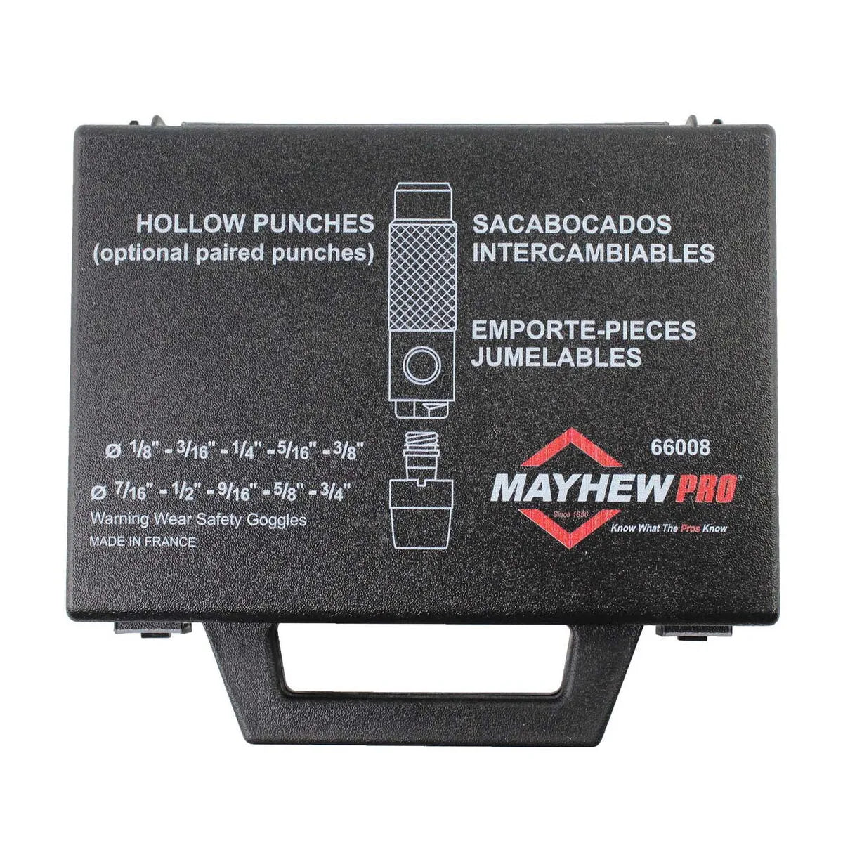 Mayhew 66008 11-Piece Hollow Punch Set (SAE)