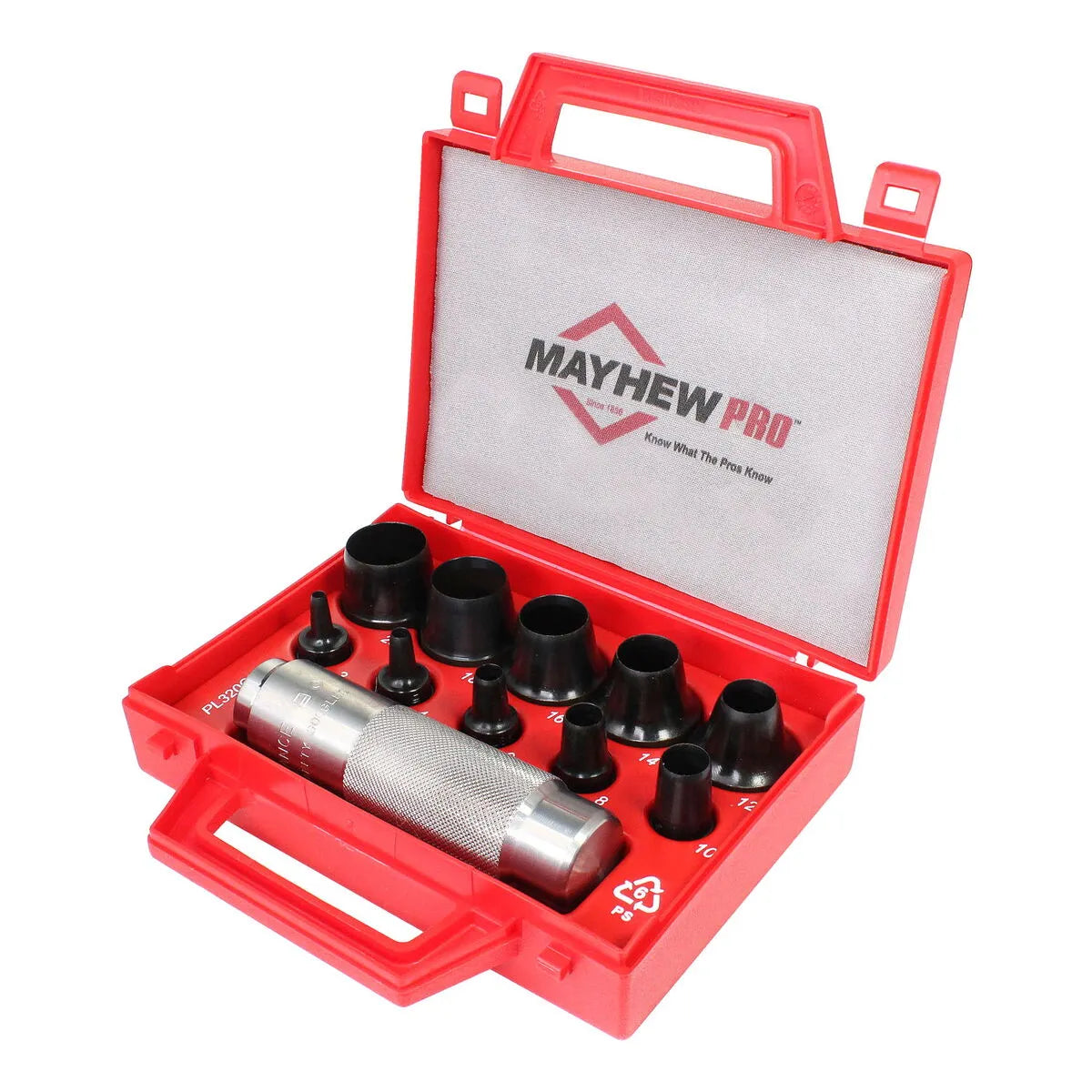 Mayhew 66010 11-Piece Hollow Punch Set (Metric)