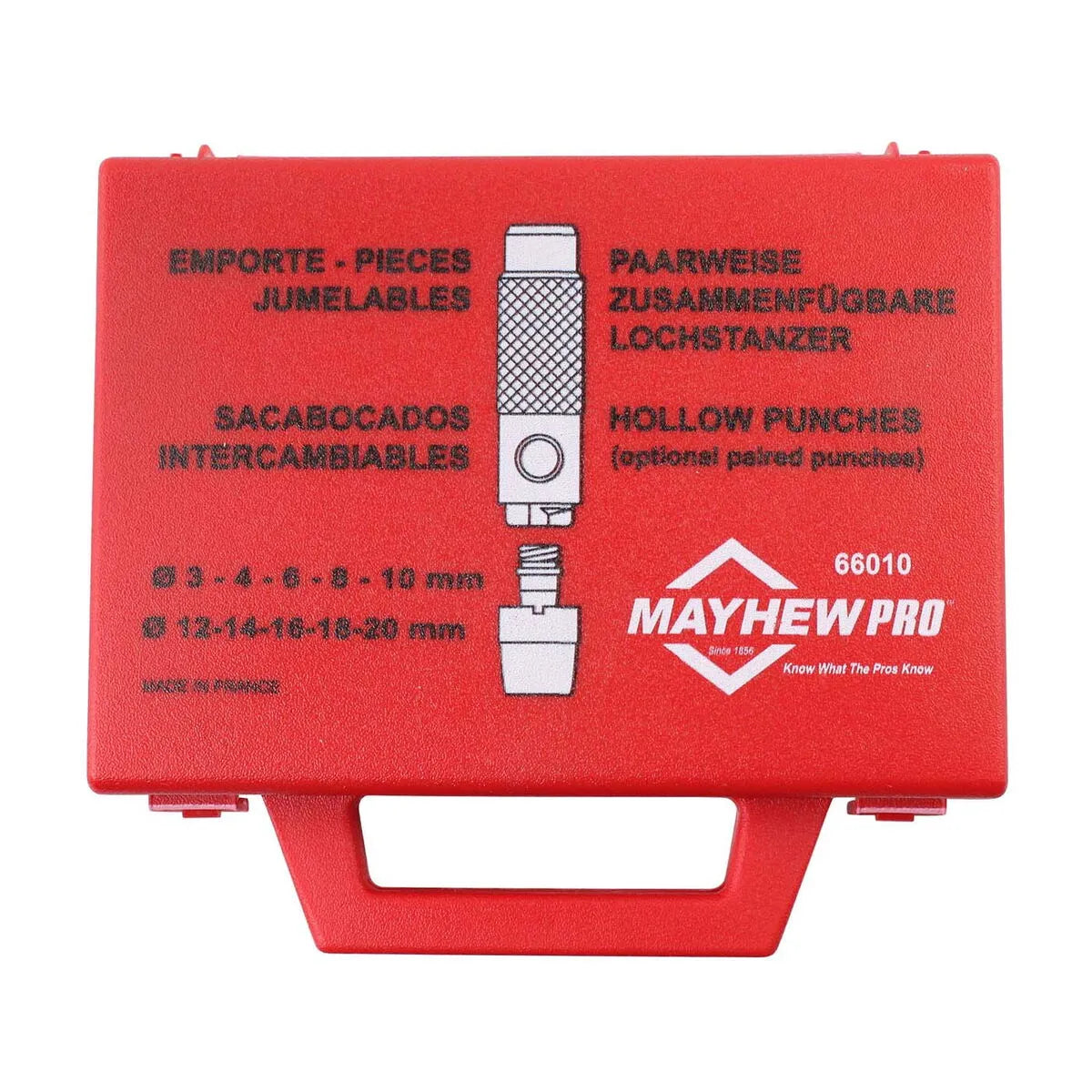 Mayhew 66010 11-Piece Hollow Punch Set (Metric)