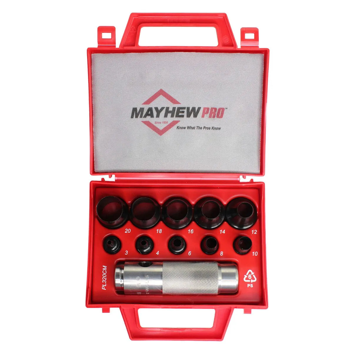 Mayhew 66010 11-Piece Hollow Punch Set (Metric)