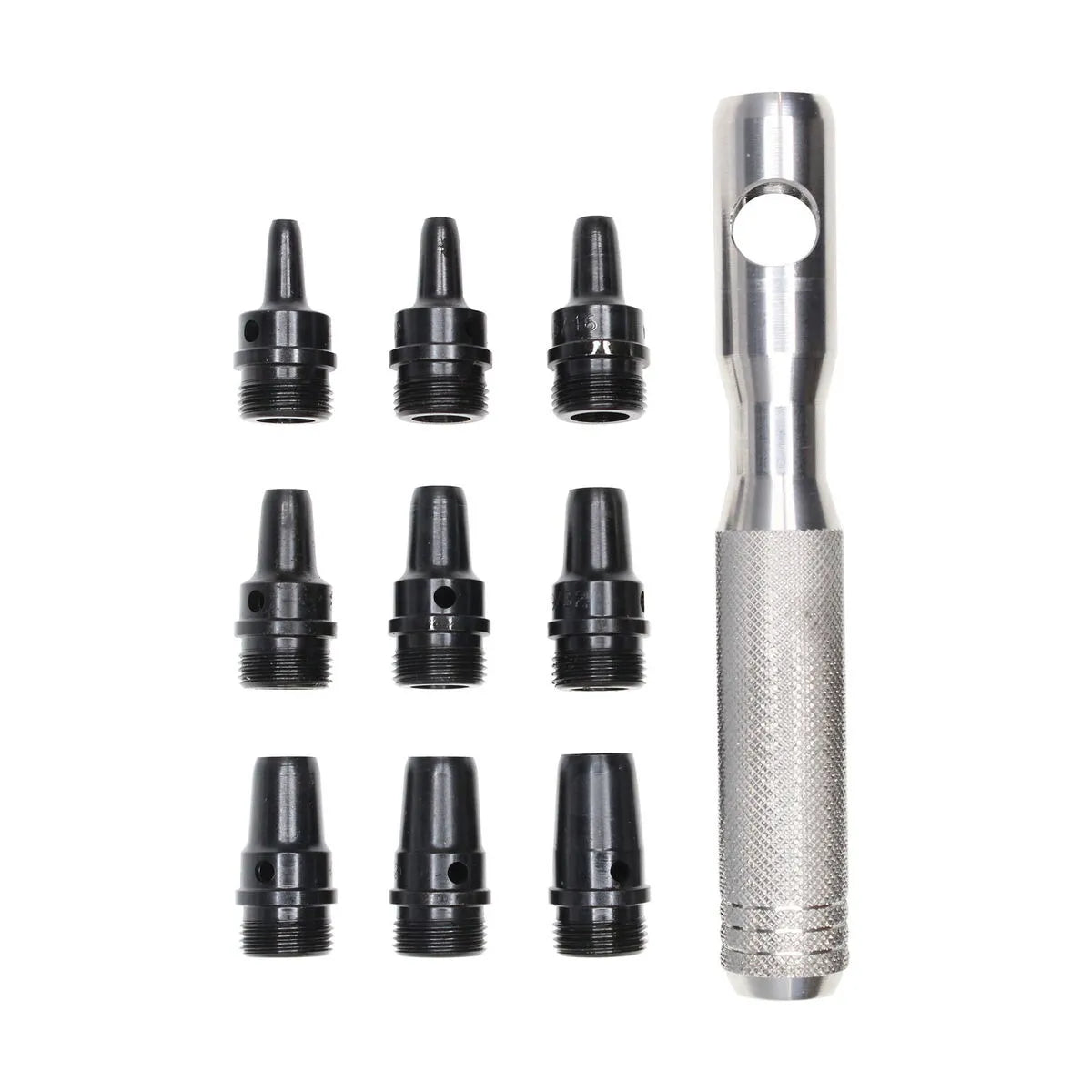 Mayhew 66012 10-Piece Hollow Punch Set (SAE)