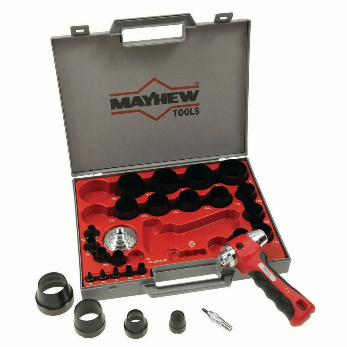 Mayhew 66080 28-Piece Hollow Punch Set (SAE)