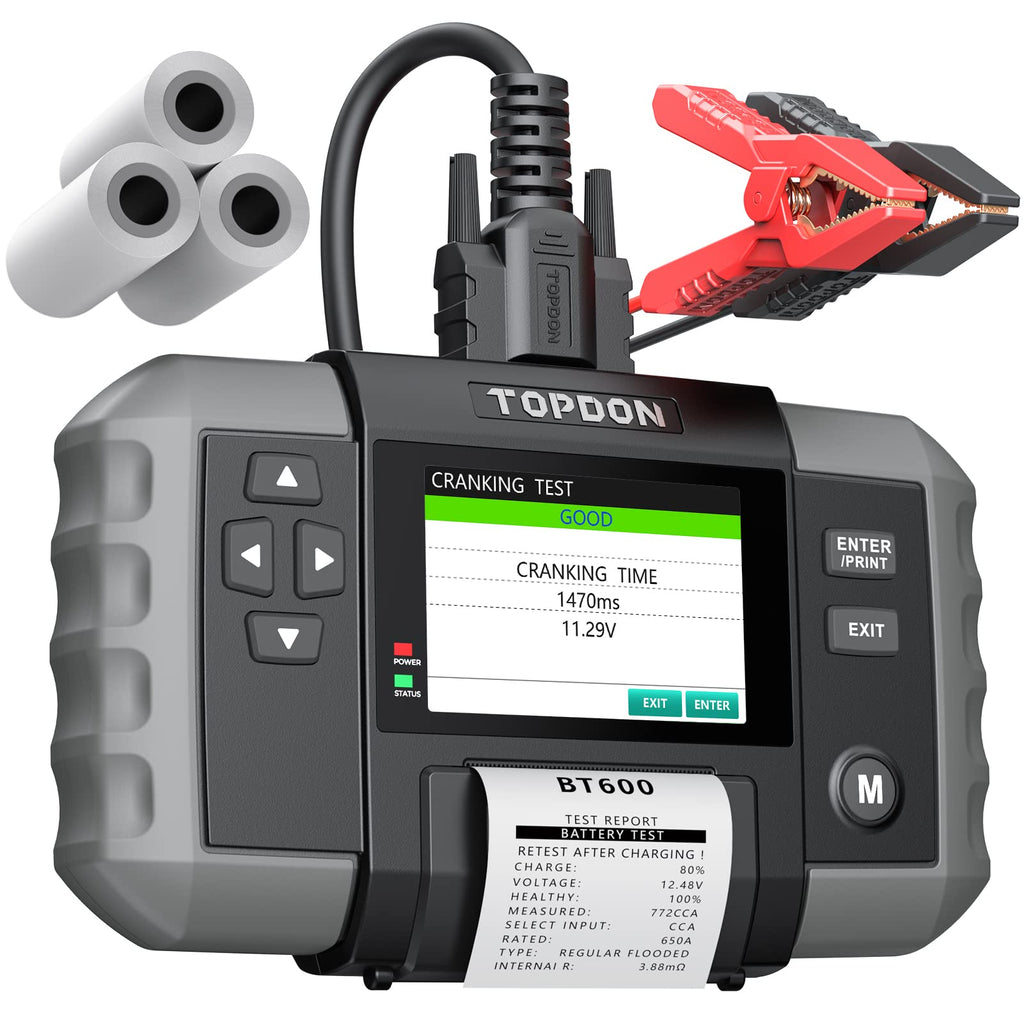 TOPDON BT600 Battery & System Tester - Tool Leaks