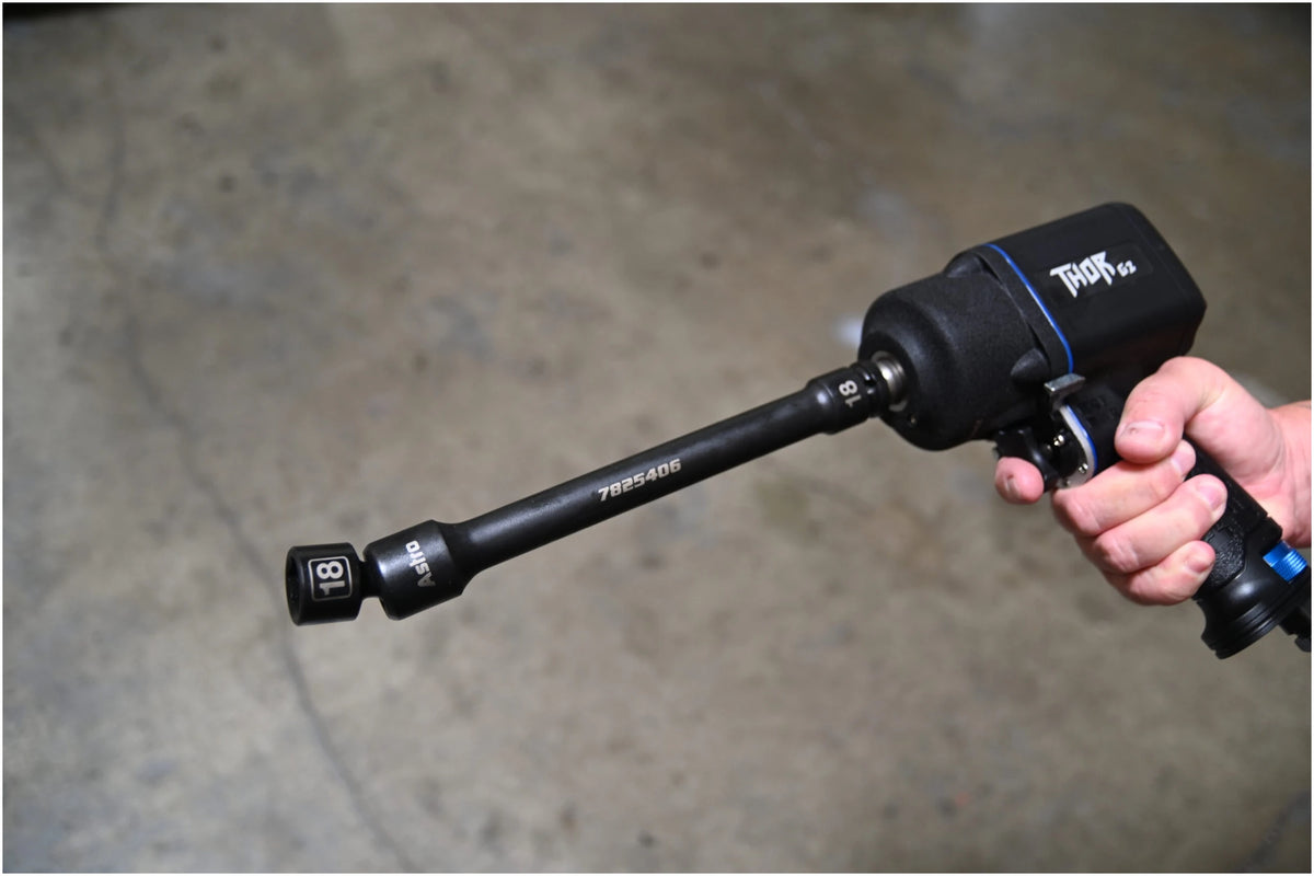 Astro Pneumatic 78254 10-Piece 1/2" Drive 6-Point Pinless Universal Torque-Saver Torque Limiting Extension