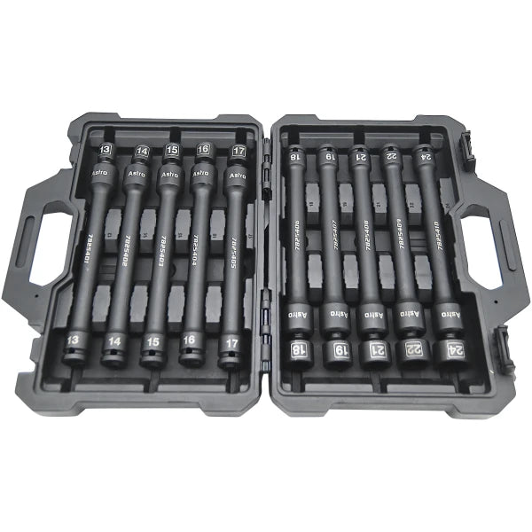 Astro Pneumatic 78254 10-Piece 1/2" Drive 6-Point Pinless Universal Torque-Saver Torque Limiting Extension
