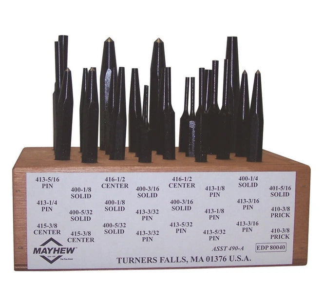 Mayhew 80040 24-Piece Punch Set