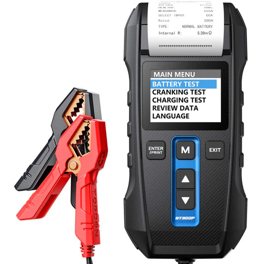 TOPDON BT300P 12V Battery Tester with Printer