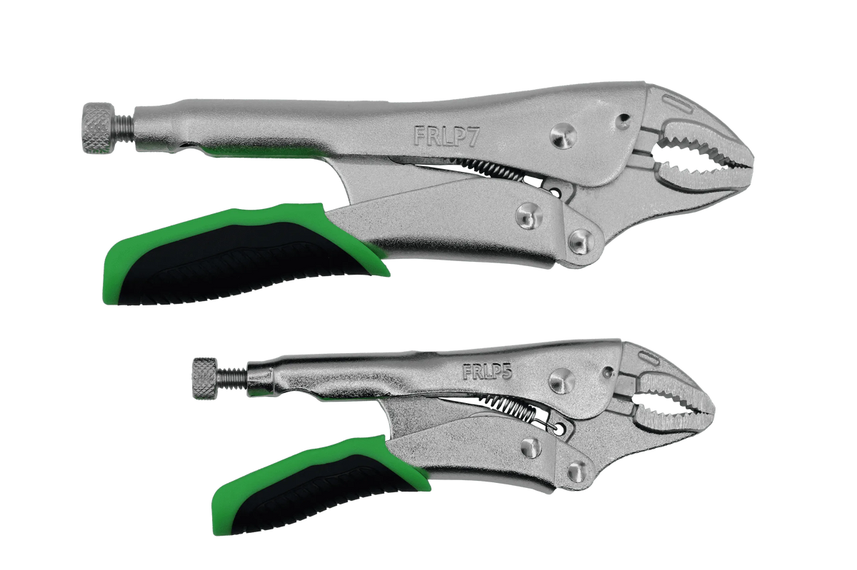 VIM Tools FRLP100 2-Piece Fastener Removal Locking Plier Set - 5" & 7"