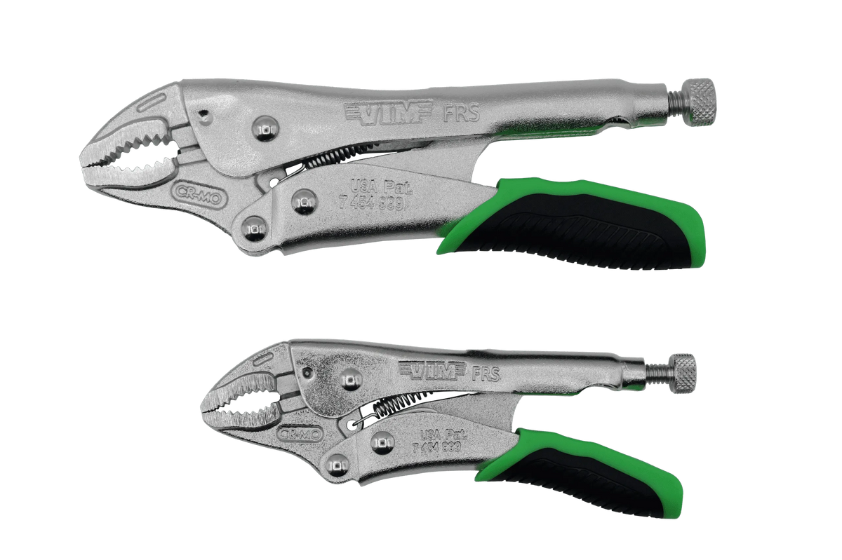VIM Tools FRLP100 2-Piece Fastener Removal Locking Plier Set - 5" & 7"
