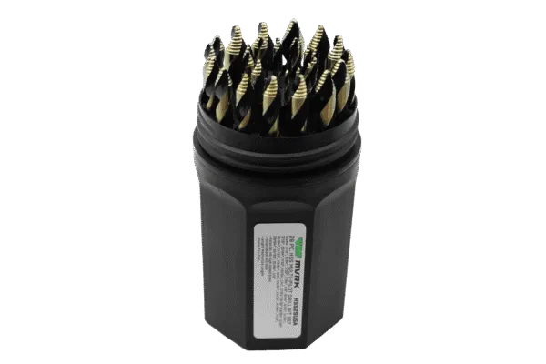 VIM Tools HSS29USA 29-Piece, Mvrk, Hss Multi-Step Tip Drill Bit Set - Made In USA